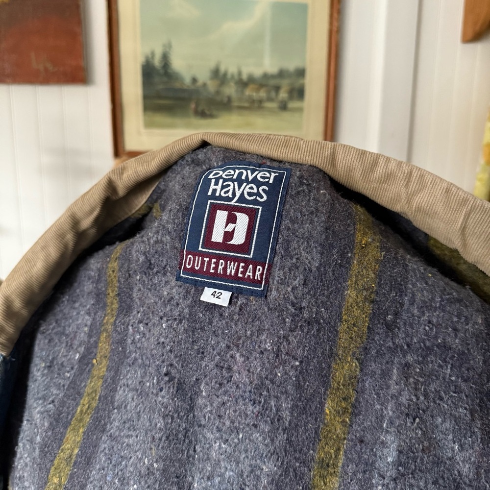 Vintage Denver Hayes Blanket lined Denim Jacket - Picture 4 of 5